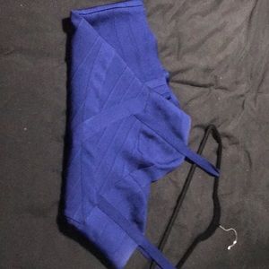 Hott little blue bandage dress!!